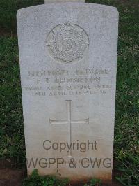 Dar Es Salaam War Cemetery - Thomson, David